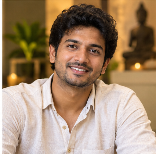 Arjun Menon, a guest of Harmony Ganga Spa